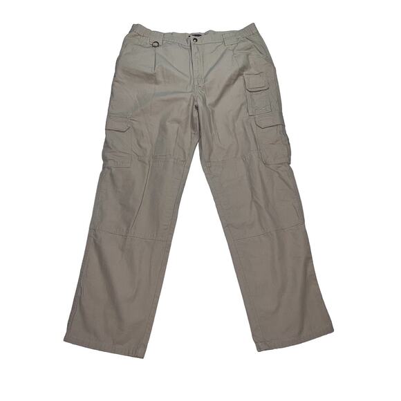 5.11 Tactical Pants Men’s Size 38x32 Khaki Taclite Series Ripstop Cargo Work - Picture 1 of 15